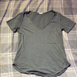 garage grey extra small short sleeve top 🤍